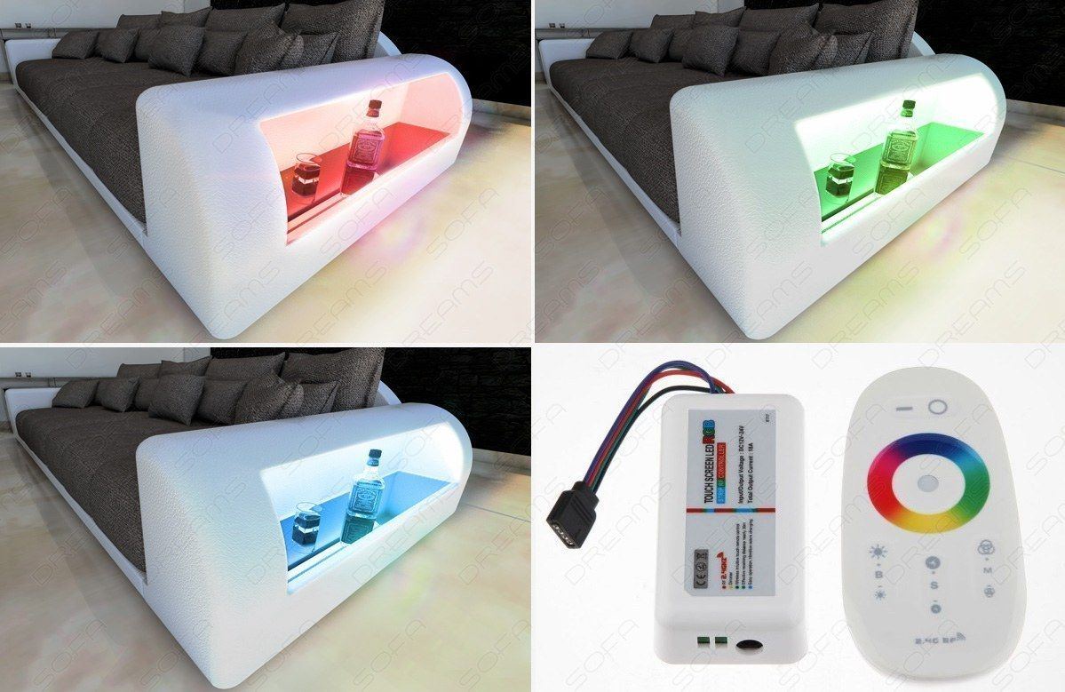 LED-Beleuchtung beim Bigsofa Miami (optional erhältlich)
