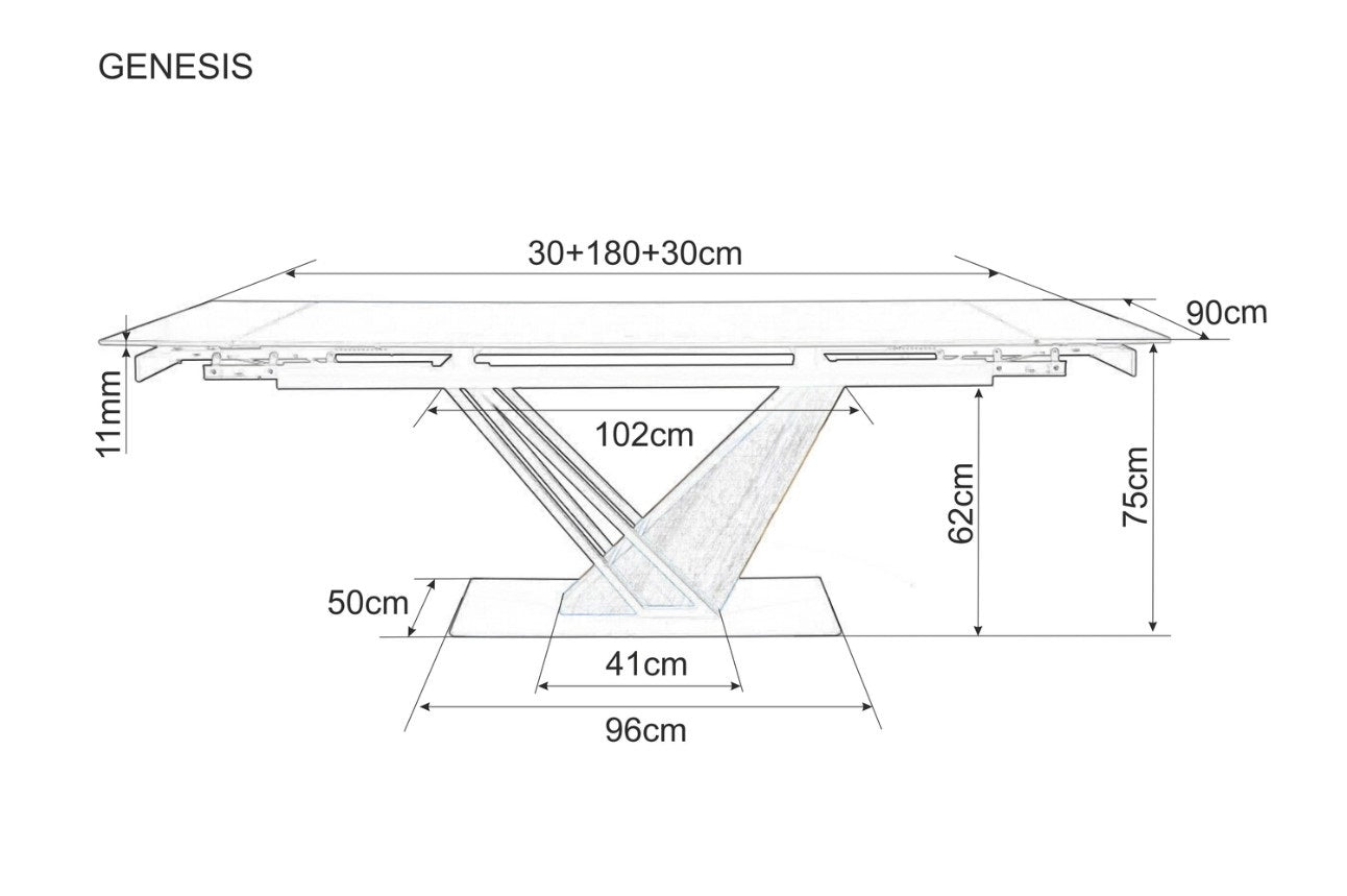 Moderner Esstisch Genesis Design