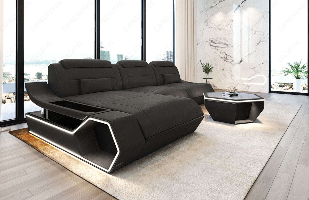 Ecksofa Toscano L-Form Stoff