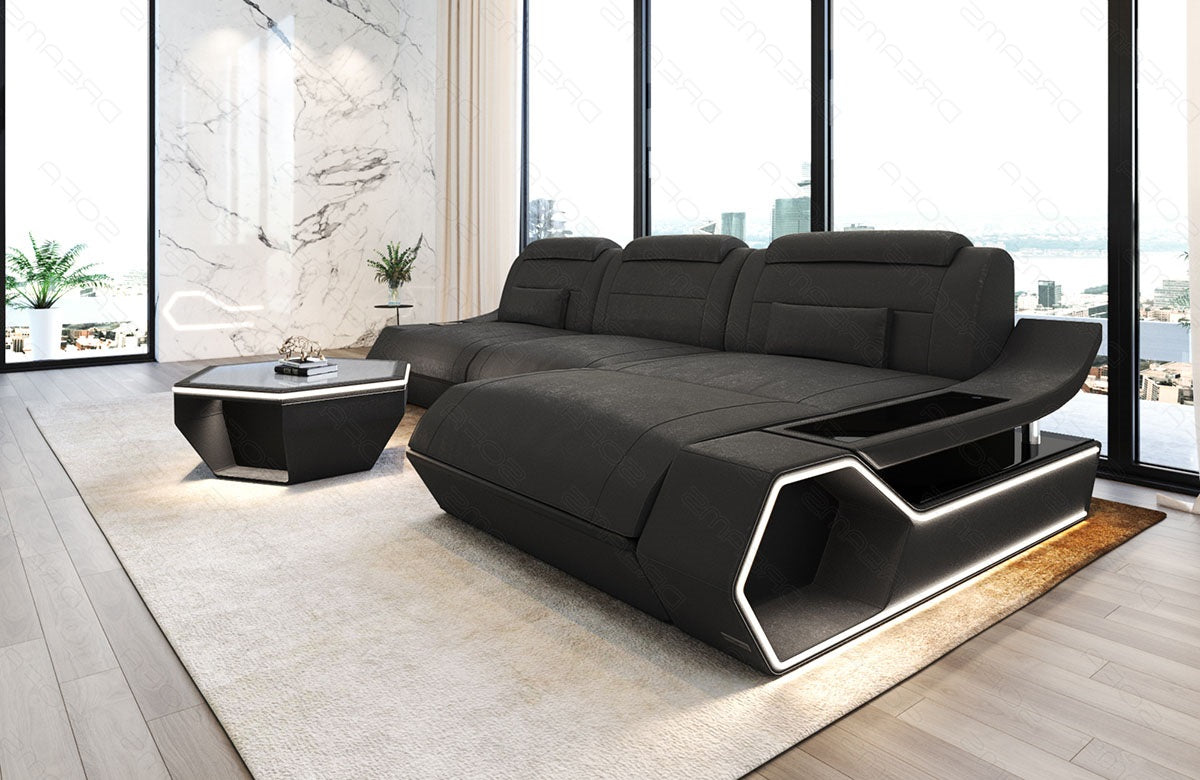 Ecksofa Toscano L-Form Stoff