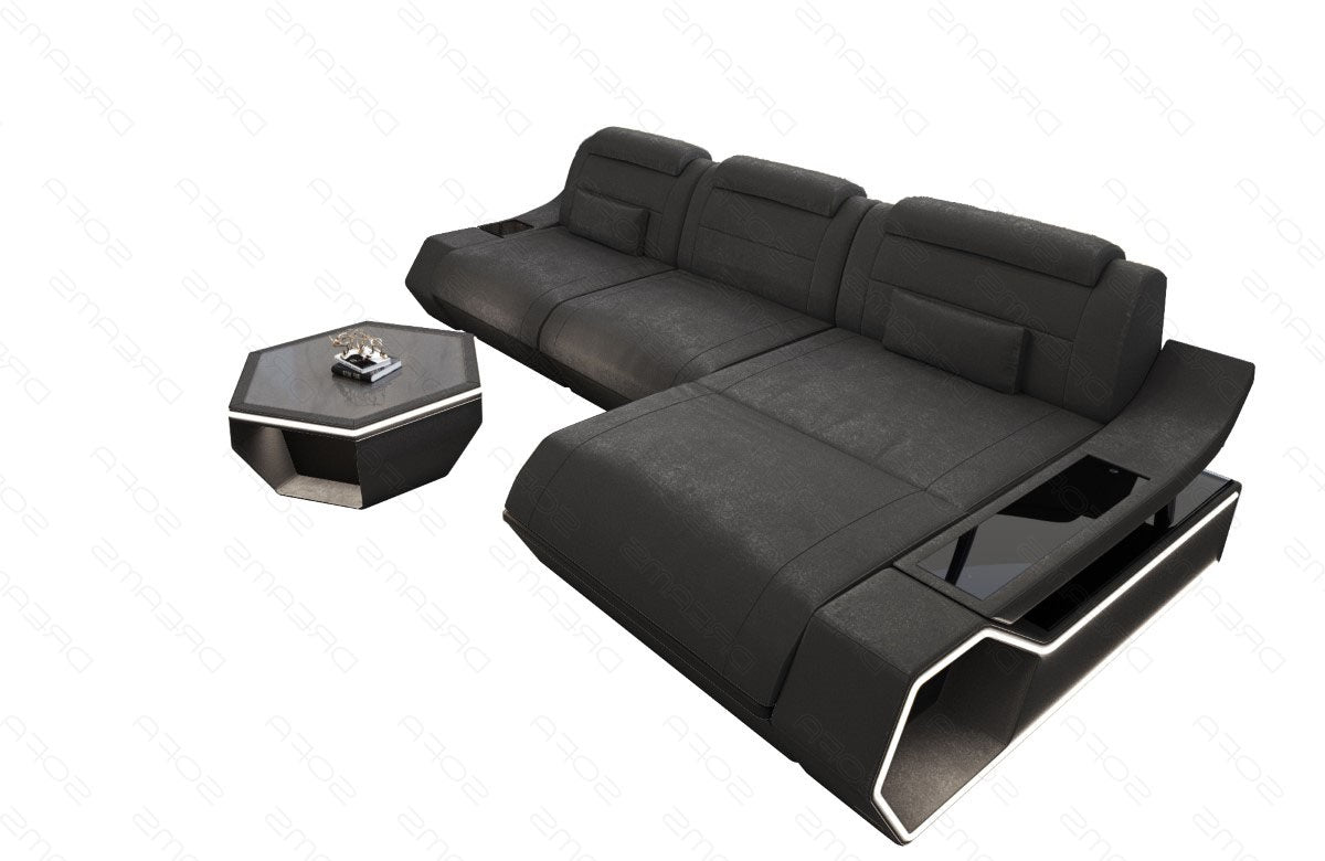 Ecksofa Toscano L-Form Stoff