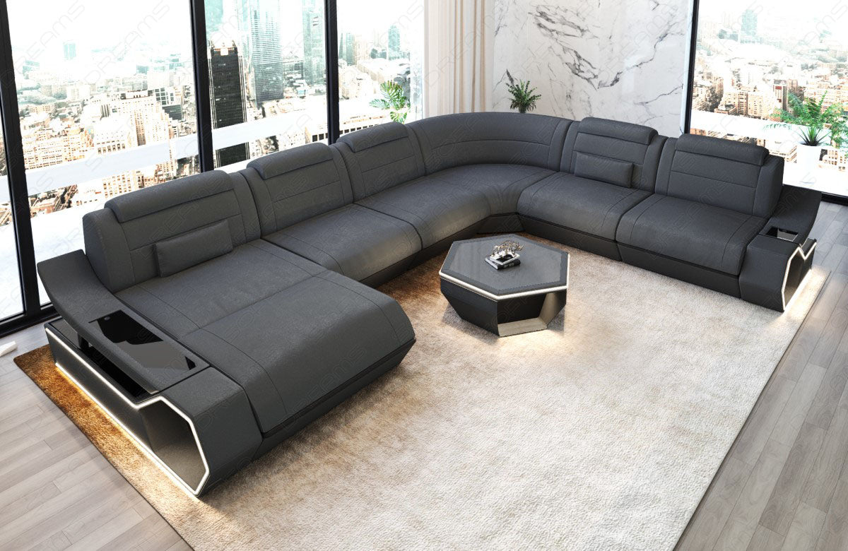 Wohnlandschaft Toscano XXL Stoff