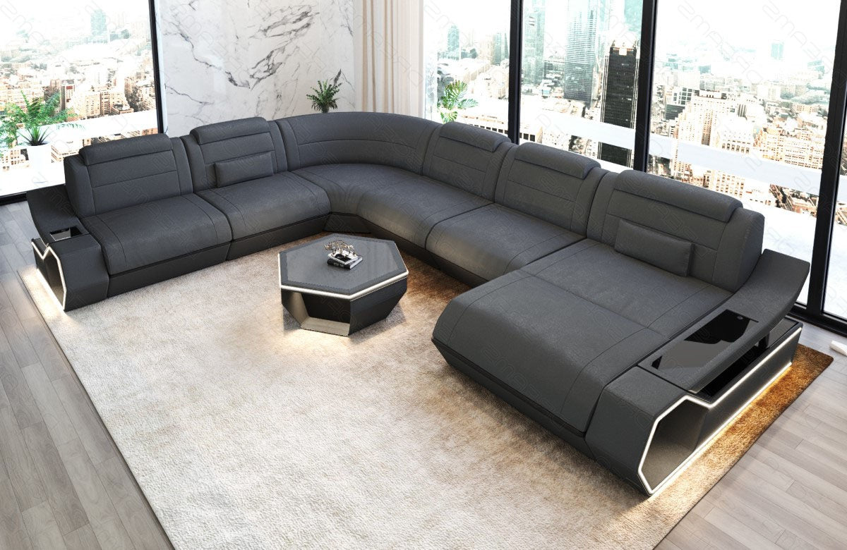 Wohnlandschaft Toscano XXL Stoff