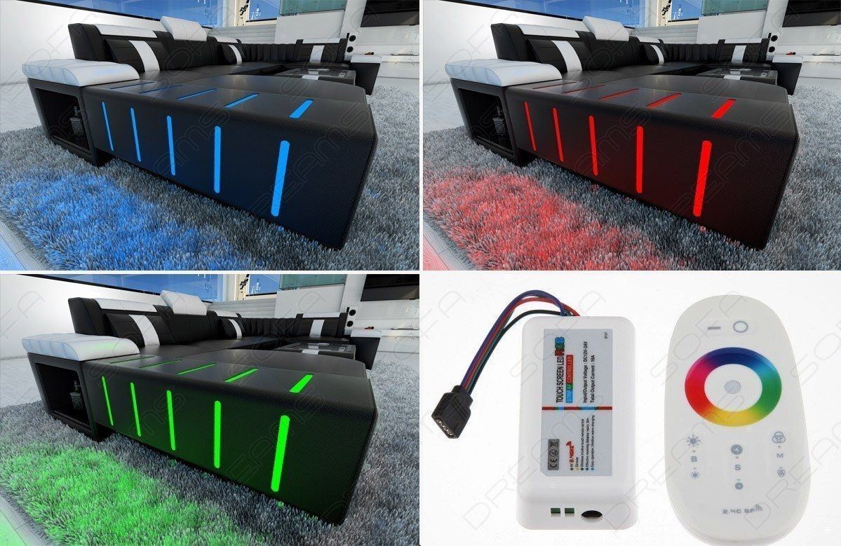 LED-Beleuchtung beim Sofa Bellagio XXL