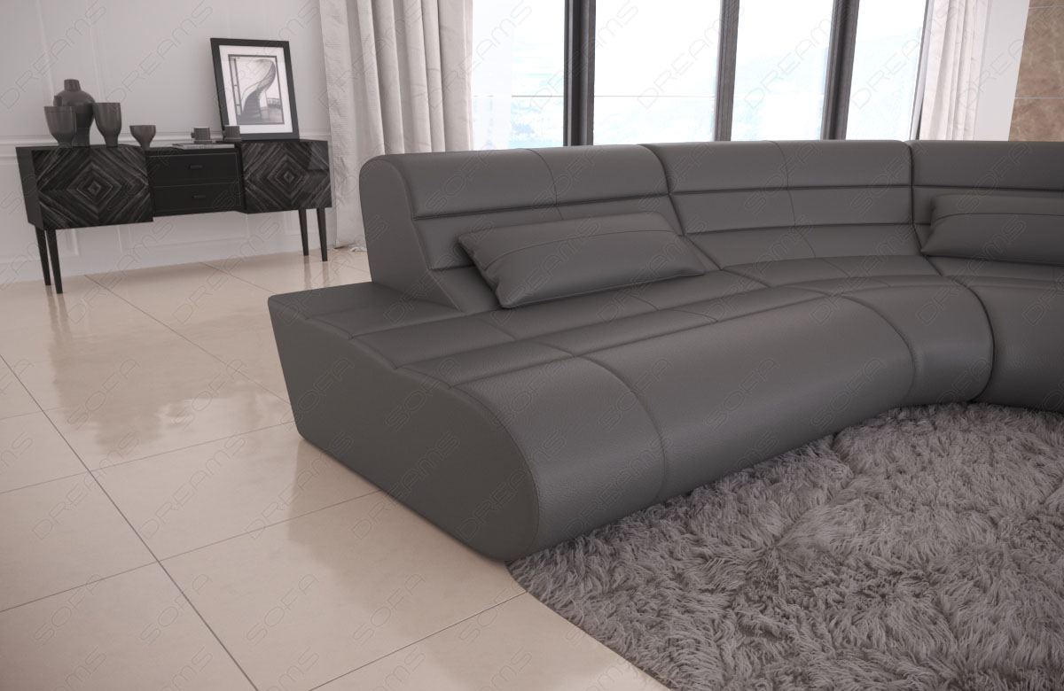 Seitenansicht des Concept Mini Sofas in grau