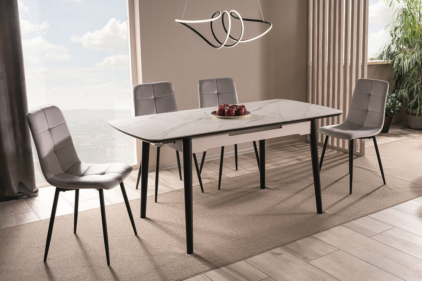 Eleganter Esstisch Apollo Eiche