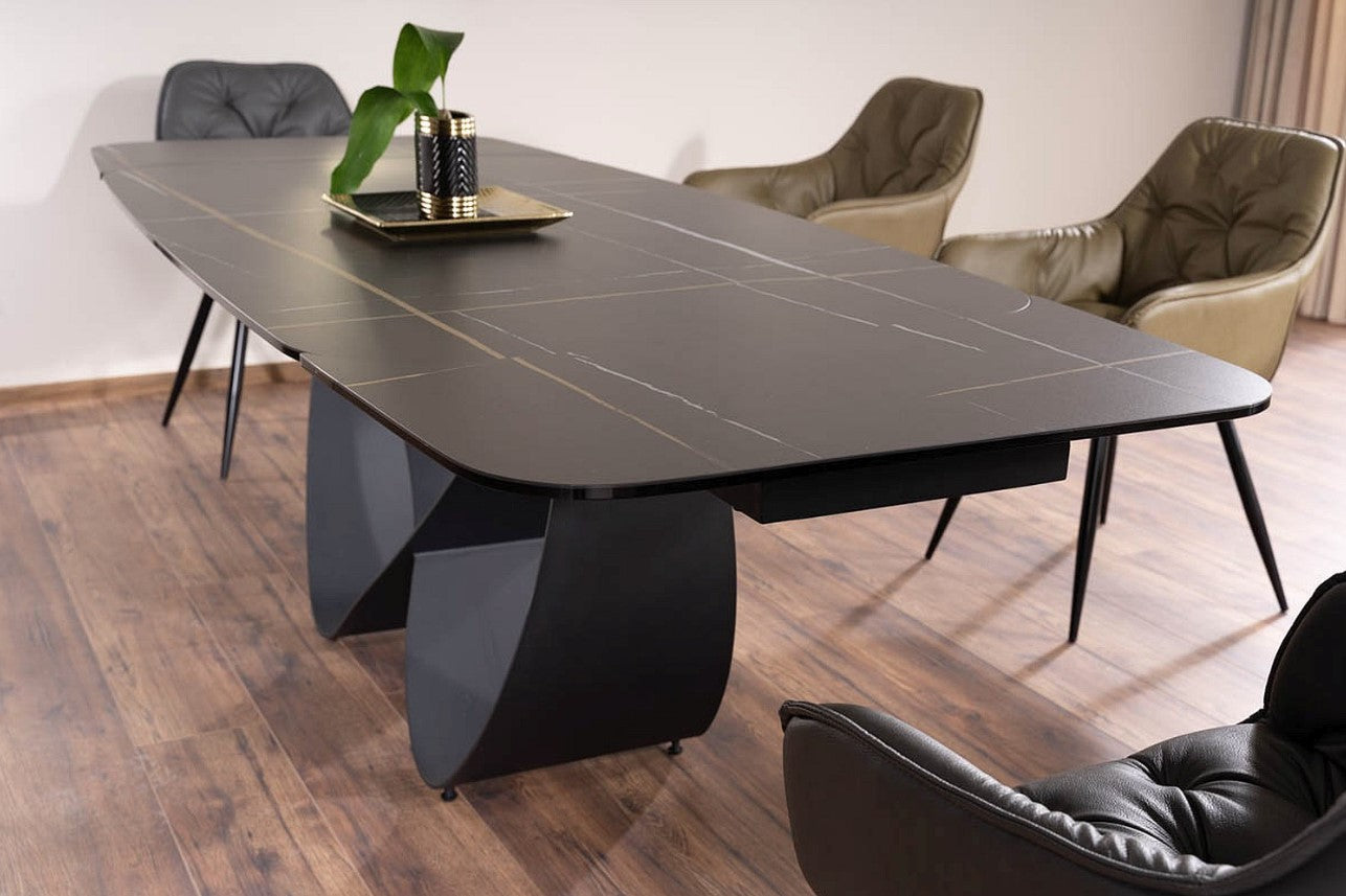 Moderner Esstisch Infinity Schwarz