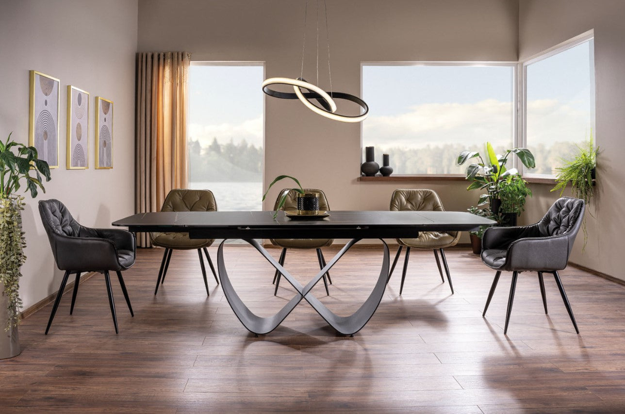 Moderner Esstisch Infinity Schwarz