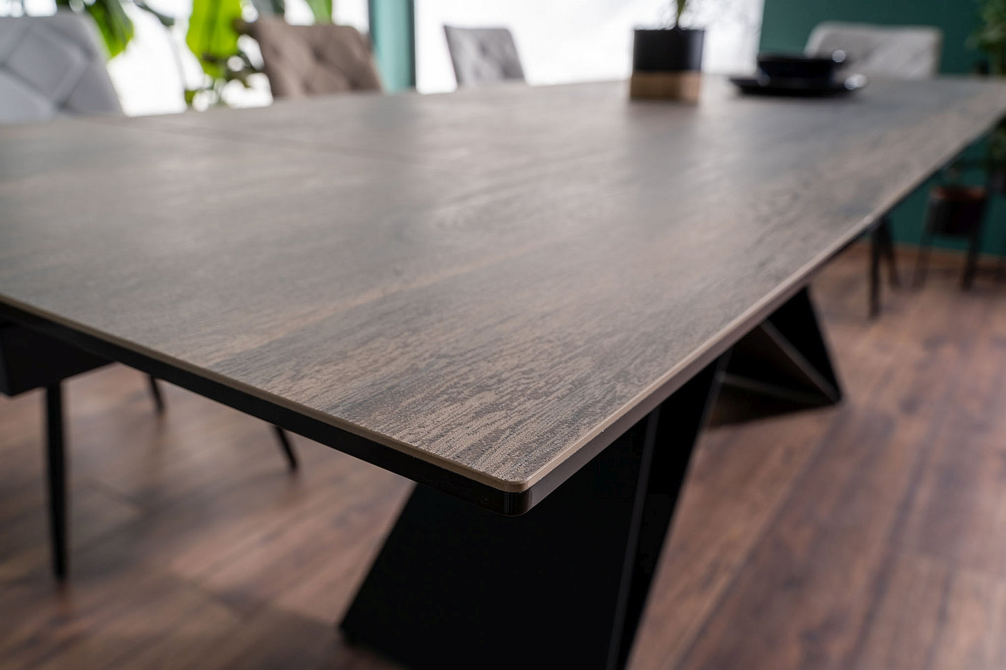 Tavolo da pranzo in ceramica Westin 180 effetto legno
