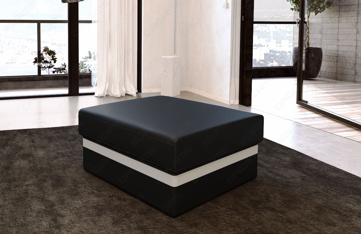 Passender Leder Hocker Monza
