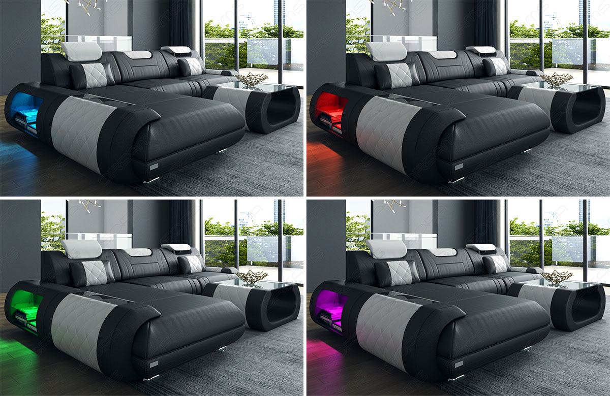 LED Detailbild Sofa Rimini