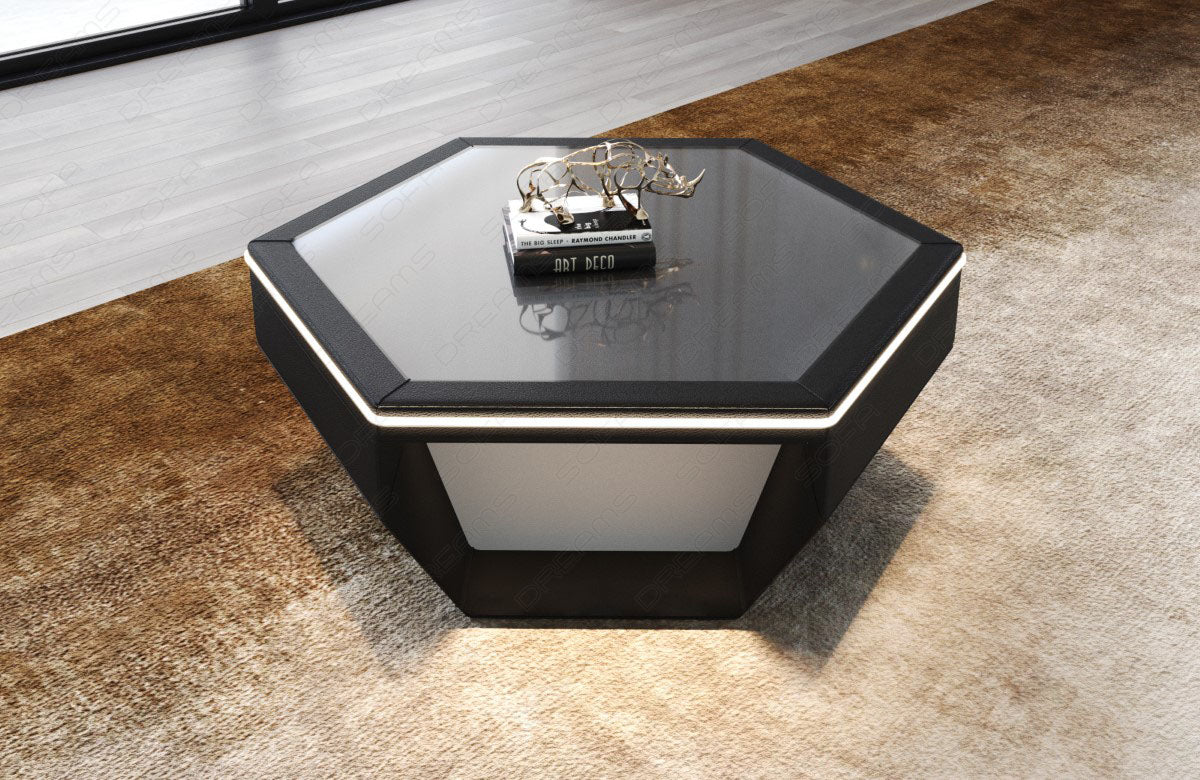 Couchtisch Toscano Leder