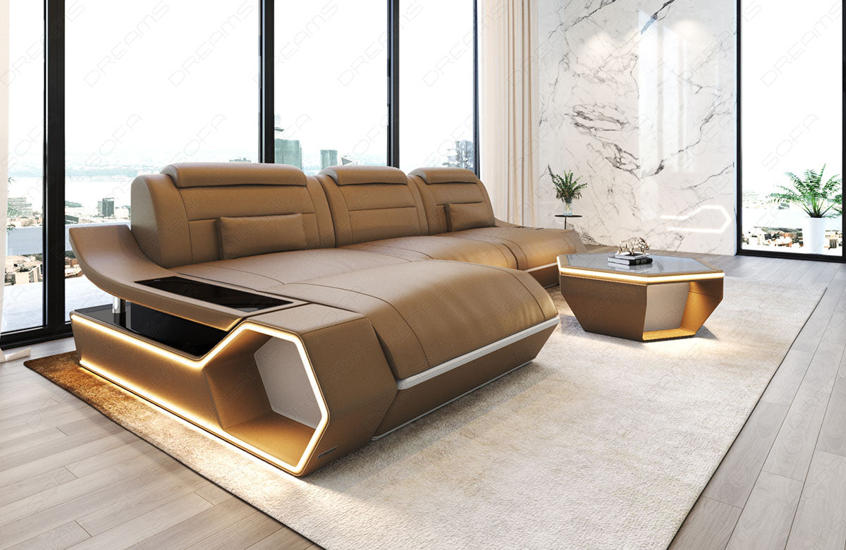 Leder Ecksofa Toscano L-Form – Modern & Komfortabel
