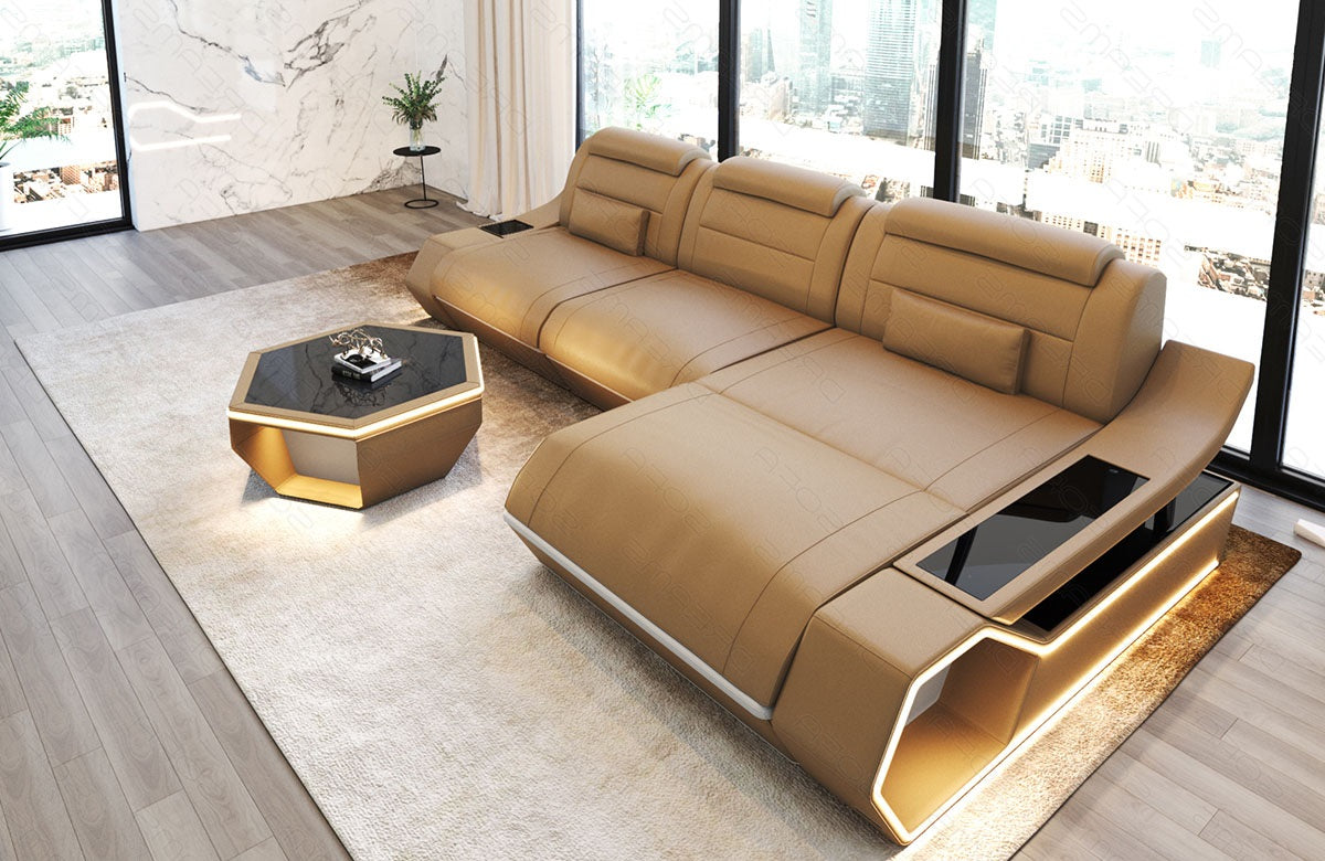 Leder Ecksofa Toscano L-Form – Modern & Komfortabel