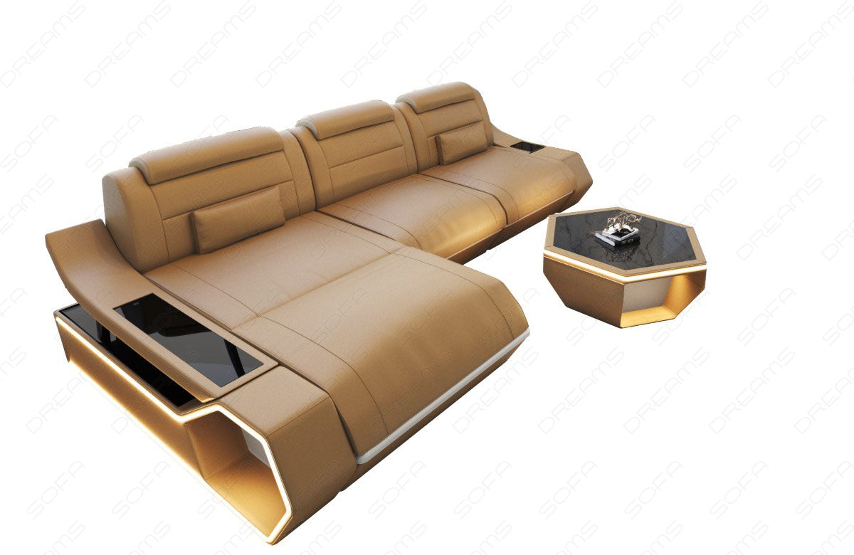 Leder Ecksofa Toscano L-Form – Modern & Komfortabel