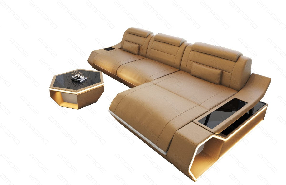 Leder Ecksofa Toscano L-Form – Modern & Komfortabel