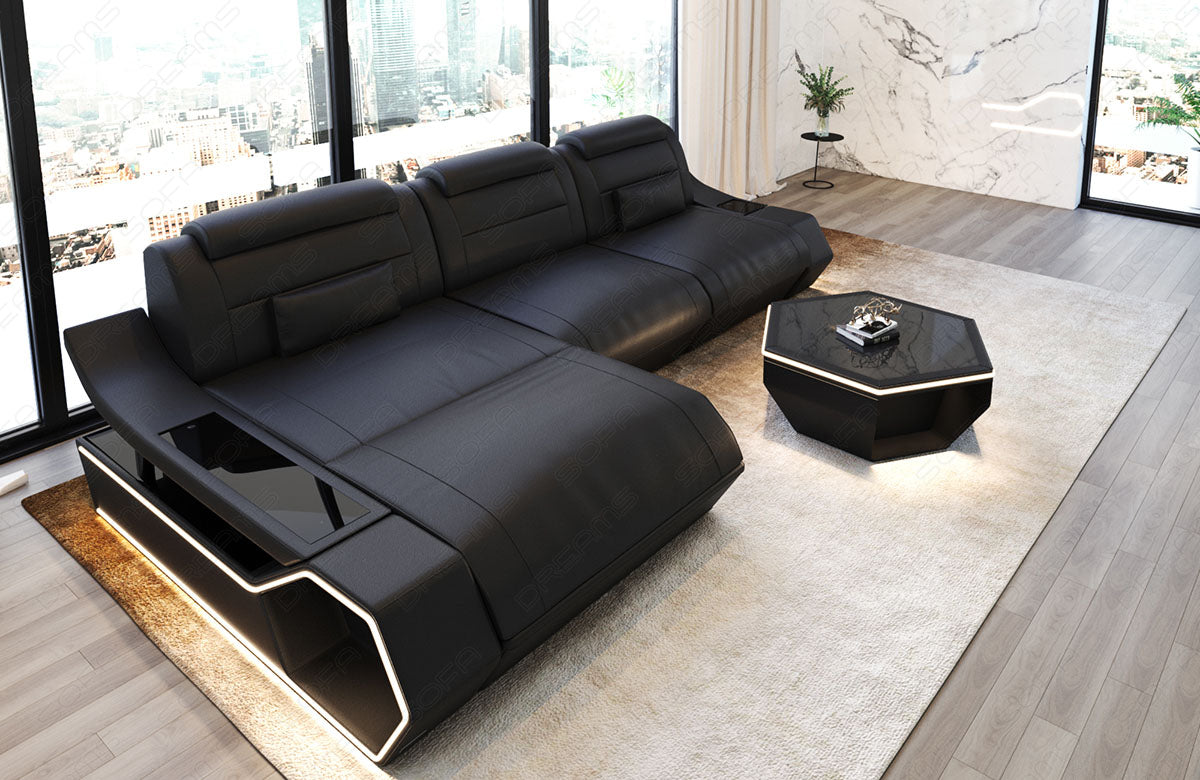 Leder Ecksofa Toscano L-Form – Modern & Komfortabel
