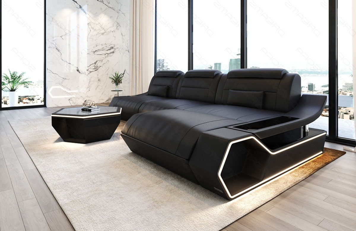 Leder Ecksofa Toscano L-Form – Modern & Komfortabel