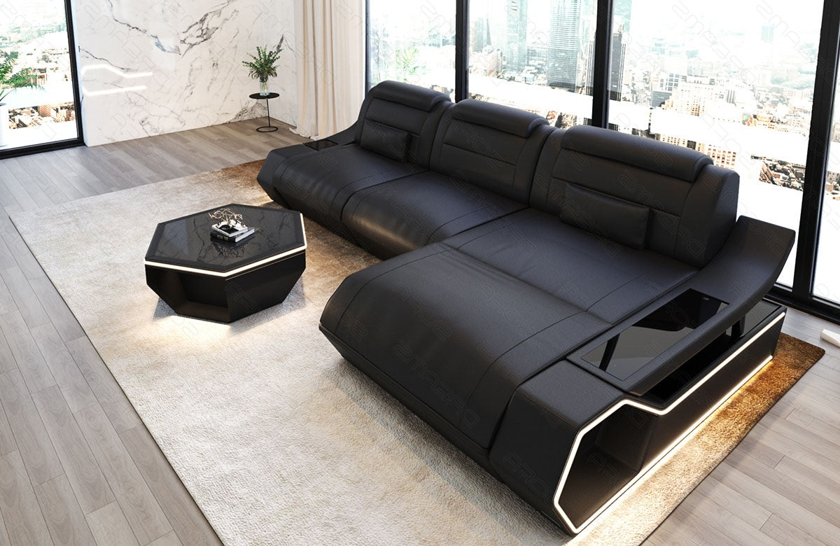Leder Ecksofa Toscano L-Form – Modern & Komfortabel