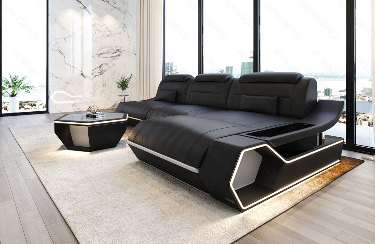 Leder Ecksofa Toscano L-Form – Modern & Komfortabel