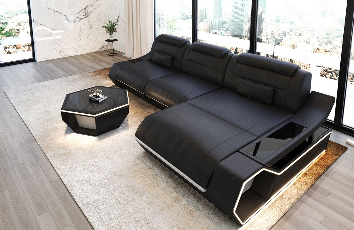 Leder Ecksofa Toscano L-Form – Modern & Komfortabel