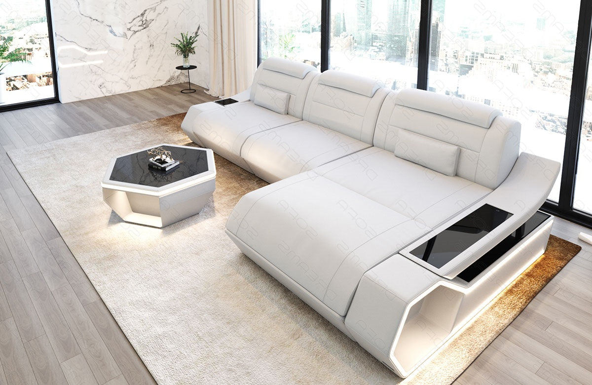 Leder Ecksofa Toscano L-Form – Modern & Komfortabel