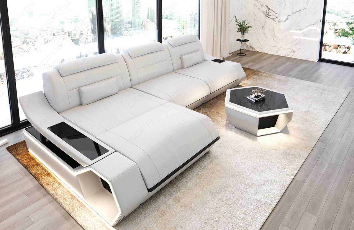 Leder Ecksofa Toscano L-Form – Modern & Komfortabel