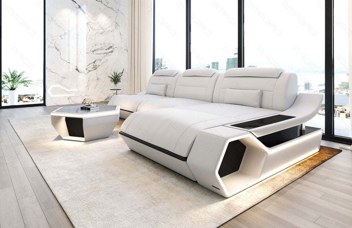 Leder Ecksofa Toscano L-Form – Modern & Komfortabel