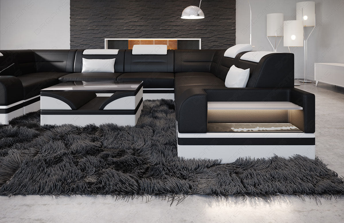 Detailansicht der kleinen Armlehne beim Sofa Trivento