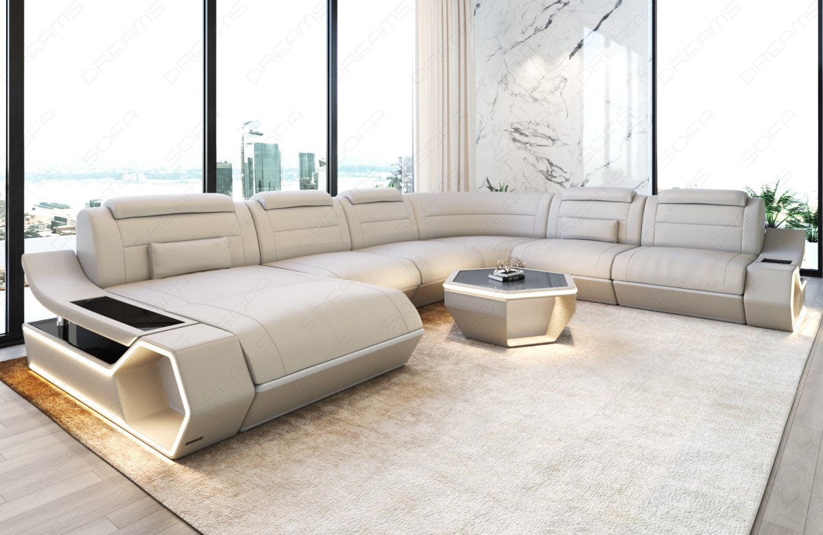 Leder Wohnlandschaft Toscano XXL