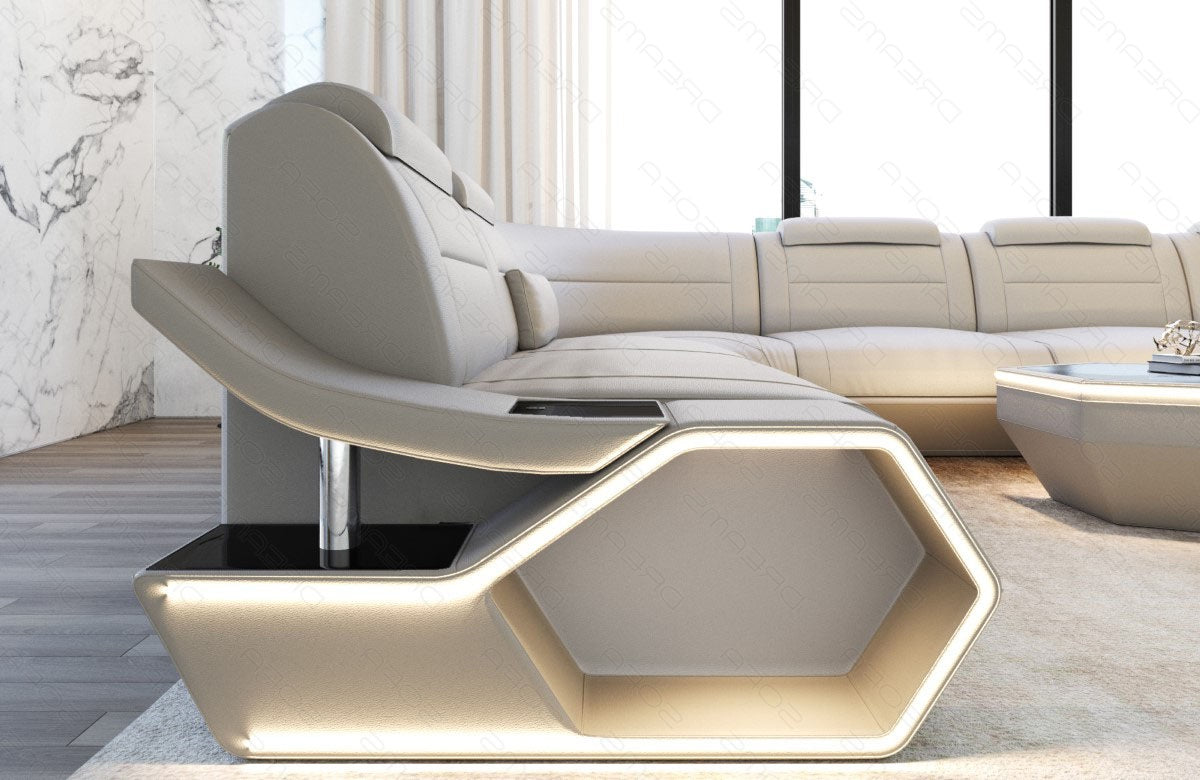 Leder Wohnlandschaft Toscano XXL