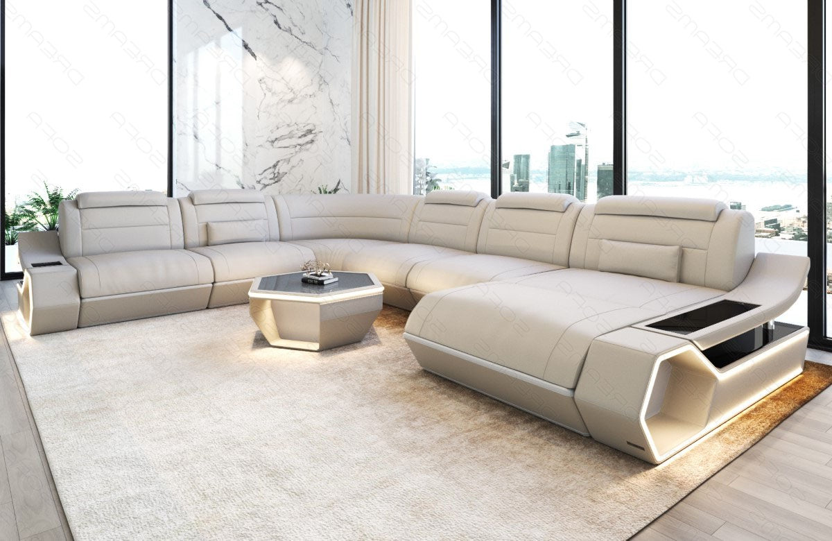 Leder Wohnlandschaft Toscano XXL