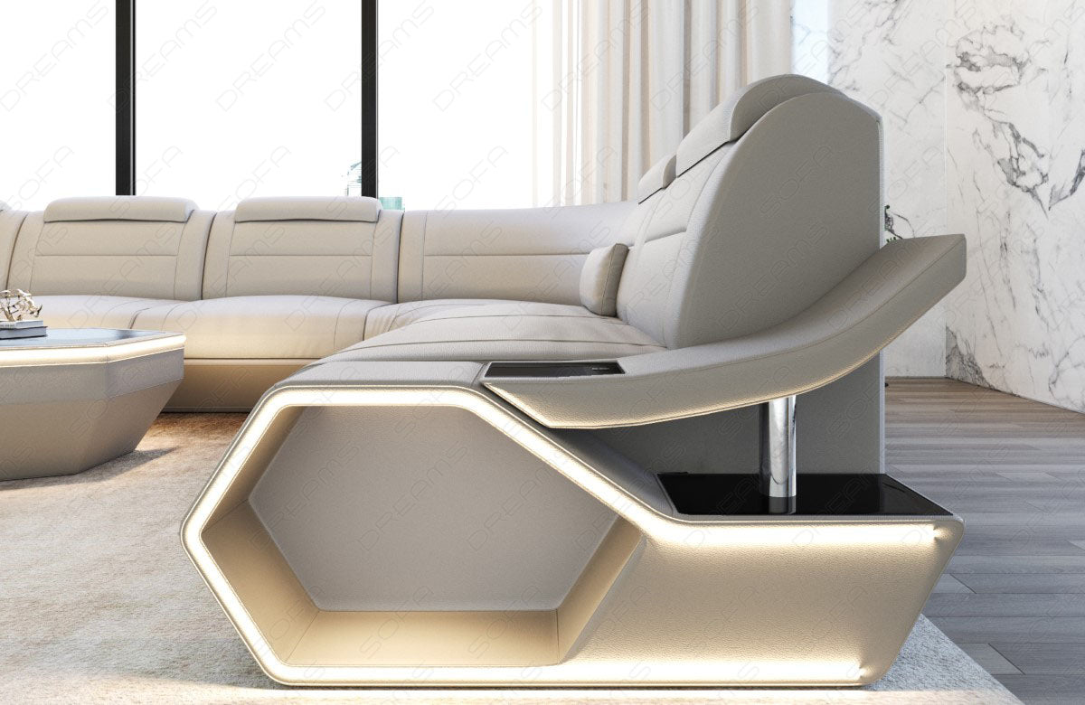 Leder Wohnlandschaft Toscano XXL
