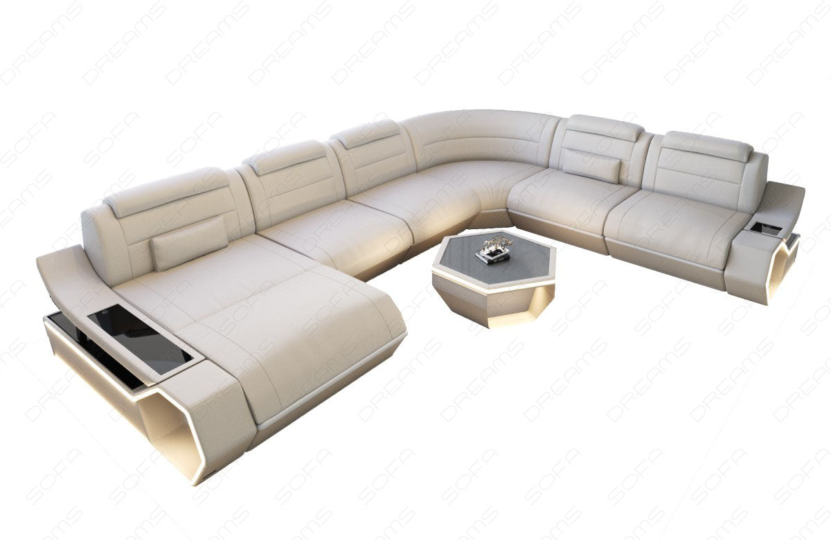 Leder Wohnlandschaft Toscano XXL
