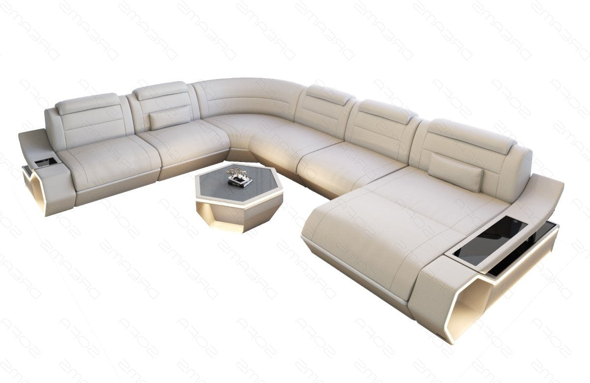 Leder Wohnlandschaft Toscano XXL