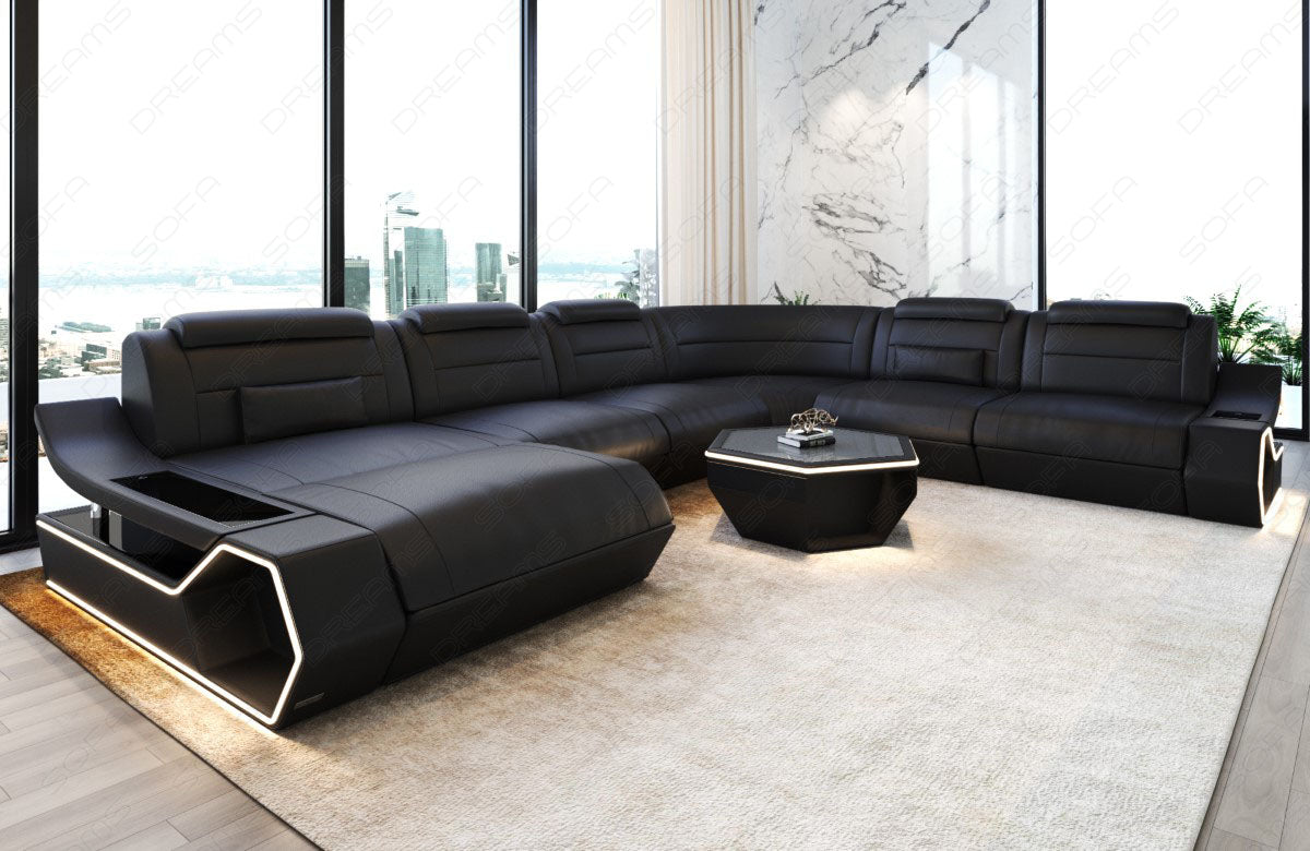 Leder Wohnlandschaft Toscano XXL