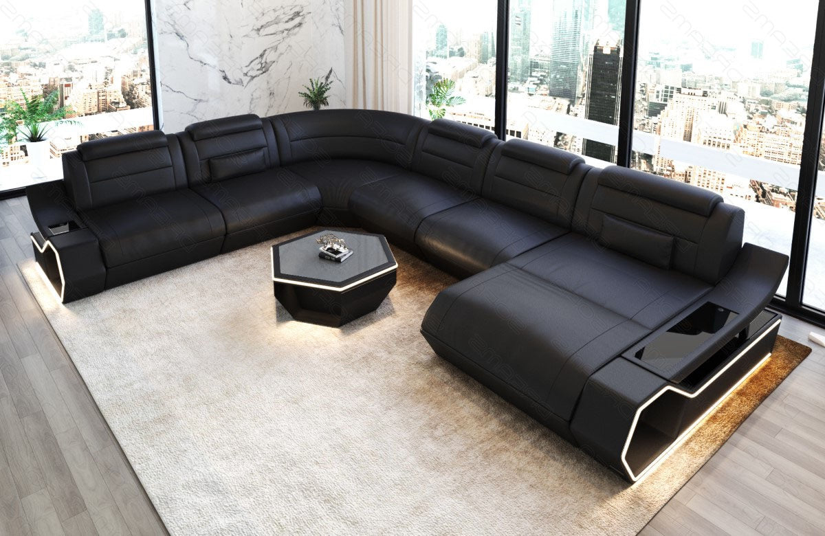 Leder Wohnlandschaft Toscano XXL