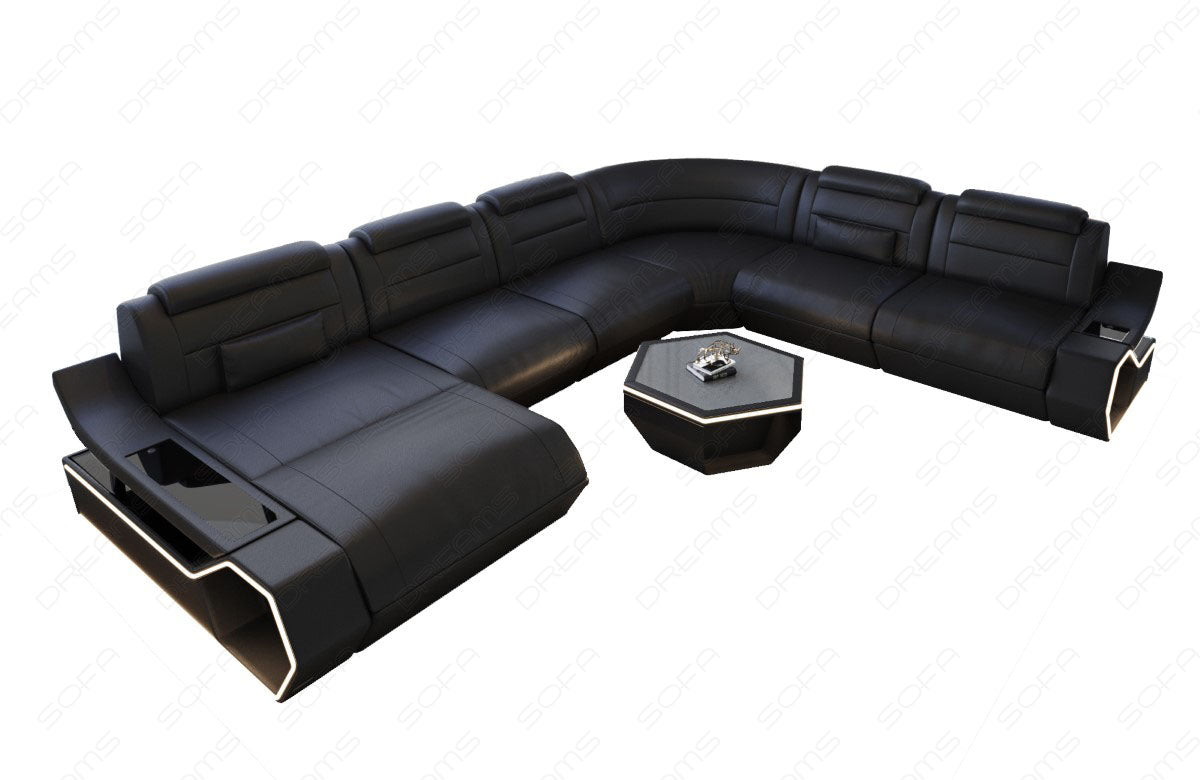 Leder Wohnlandschaft Toscano XXL