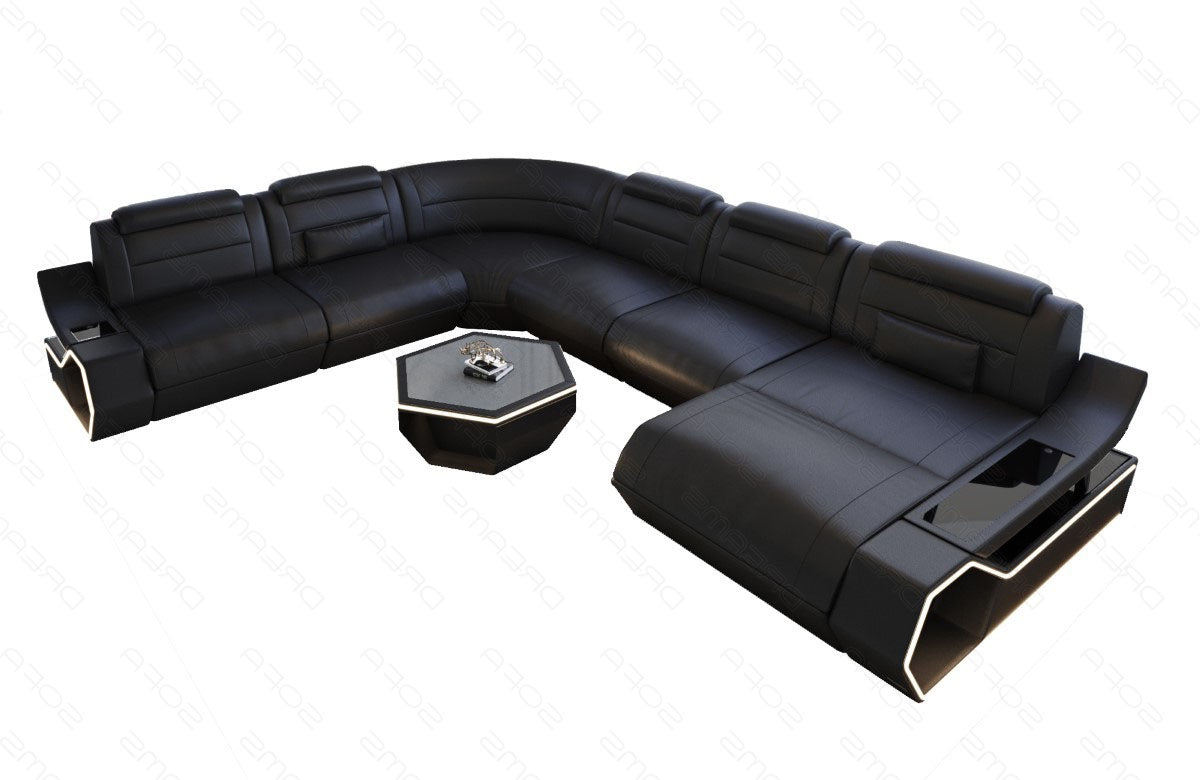 Leder Wohnlandschaft Toscano XXL