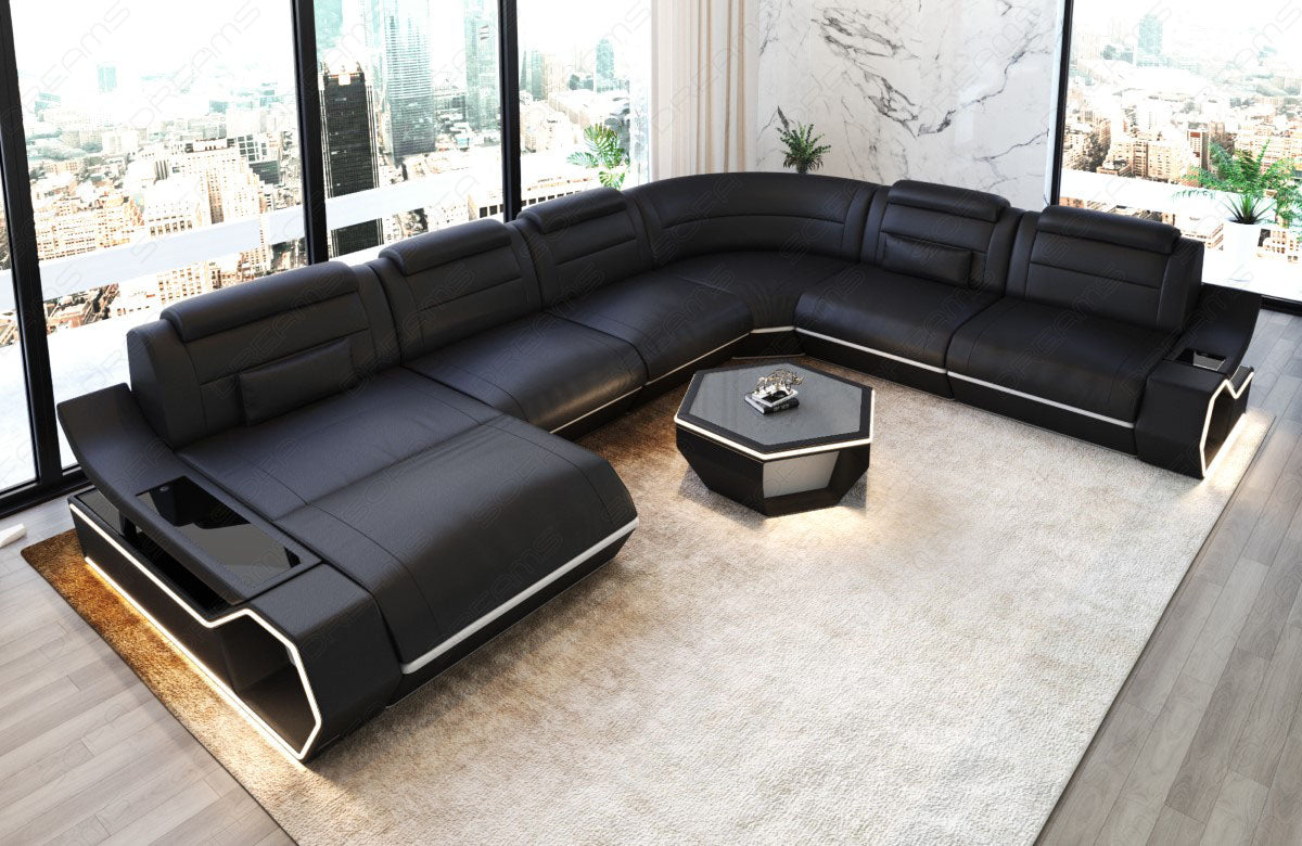 Leder Wohnlandschaft Toscano XXL