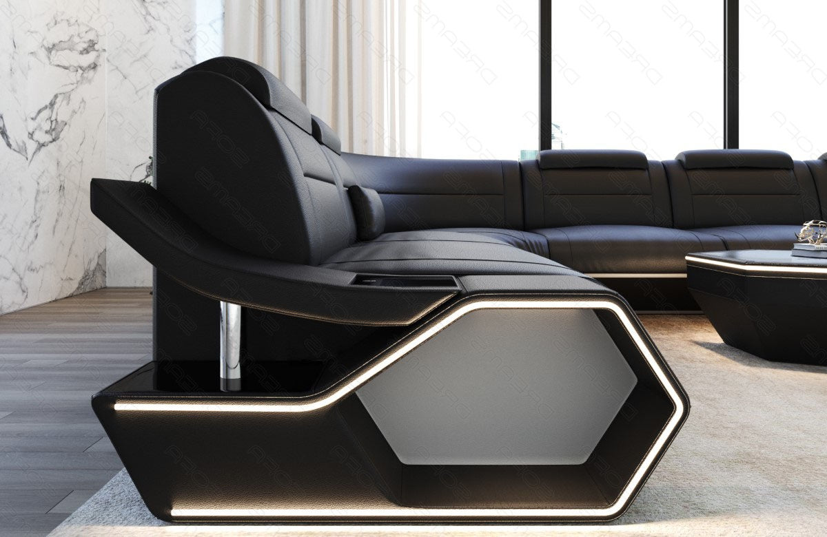 Leder Wohnlandschaft Toscano XXL