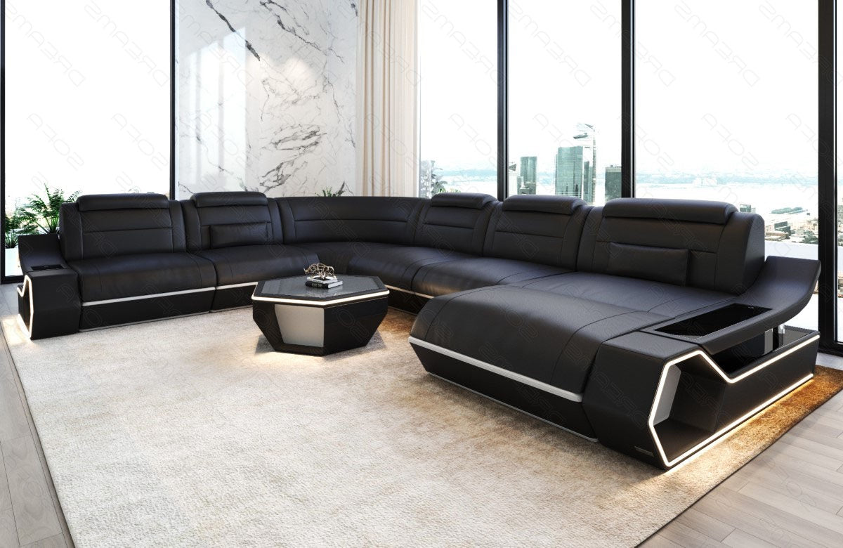 Leder Wohnlandschaft Toscano XXL
