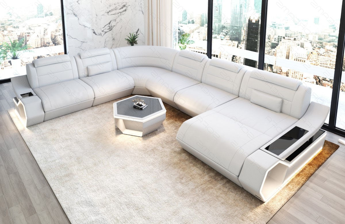 Leder Wohnlandschaft Toscano XXL