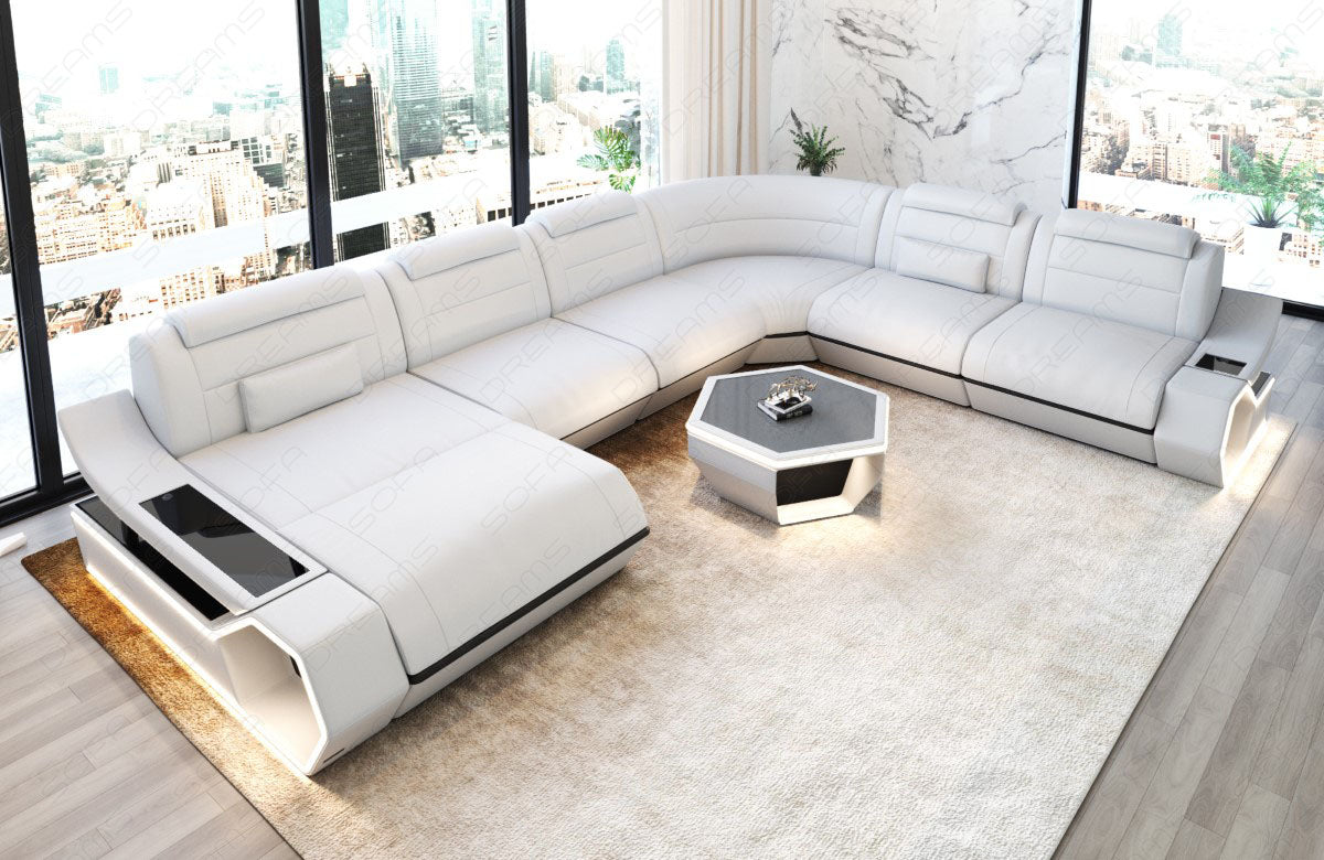 Leder Wohnlandschaft Toscano XXL