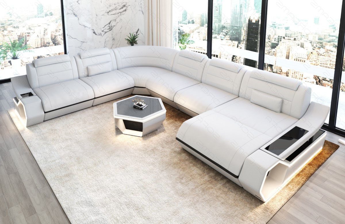 Leder Wohnlandschaft Toscano XXL