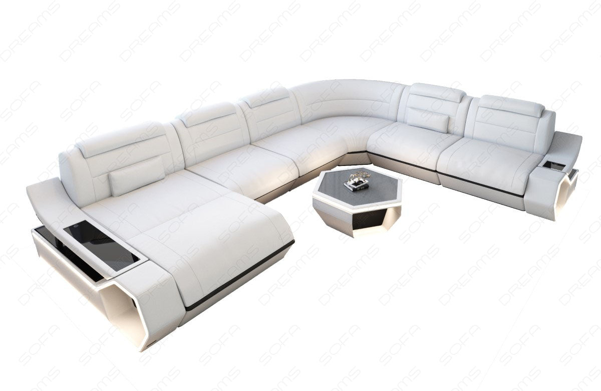 Leder Wohnlandschaft Toscano XXL