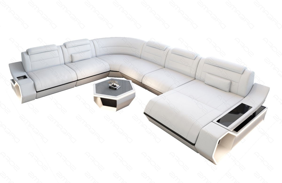 Leder Wohnlandschaft Toscano XXL