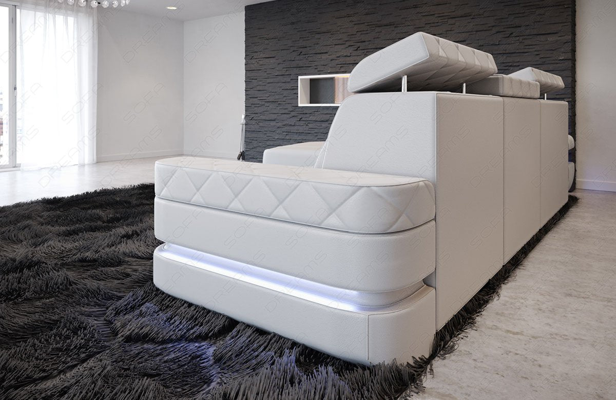 Detail Ansicht vom Designer Sofa Bologna L Form