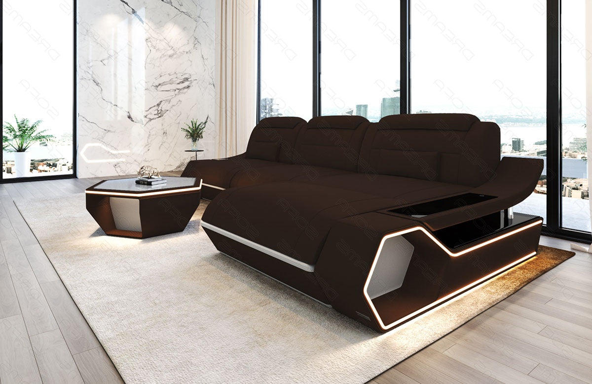 Ecksofa Toscano L-Form Stoff