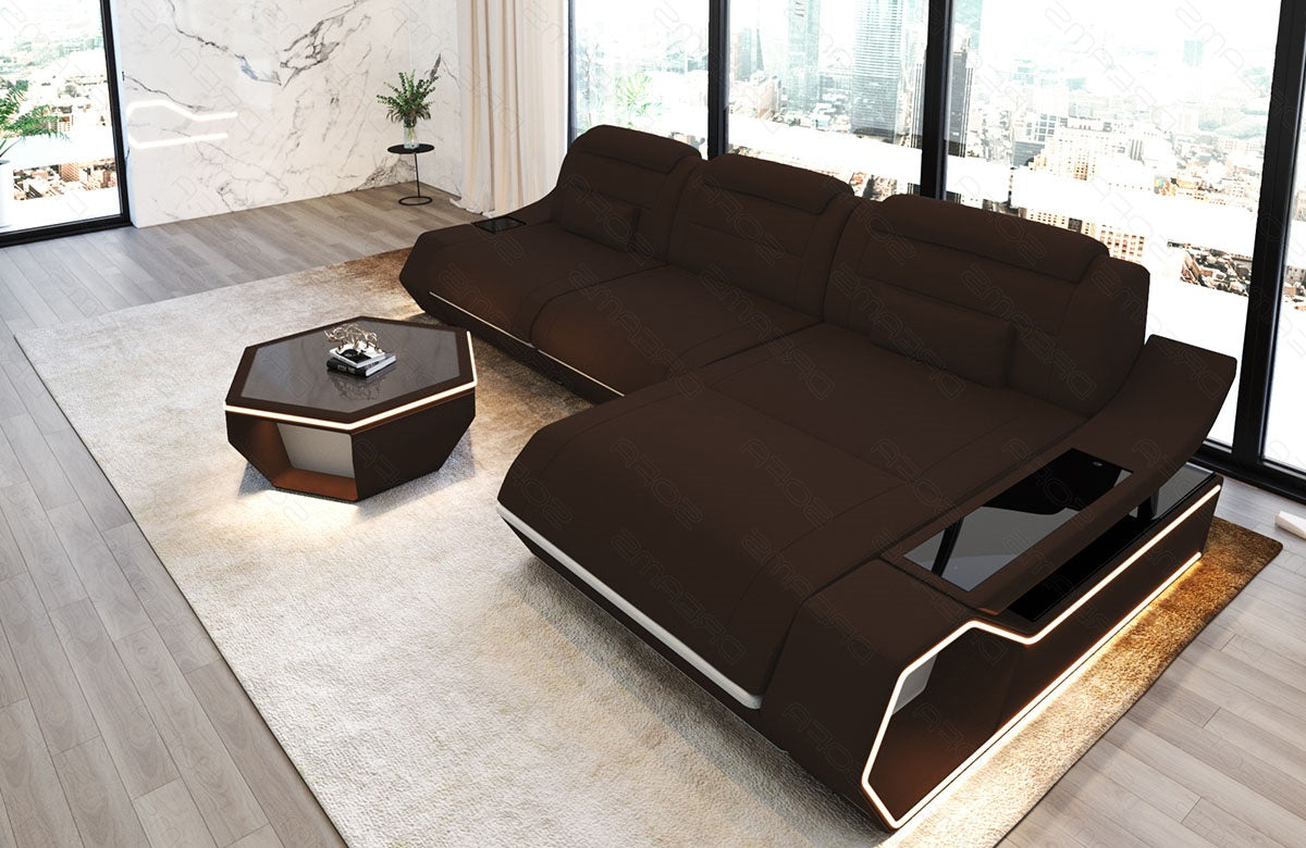 Ecksofa Toscano L-Form Stoff